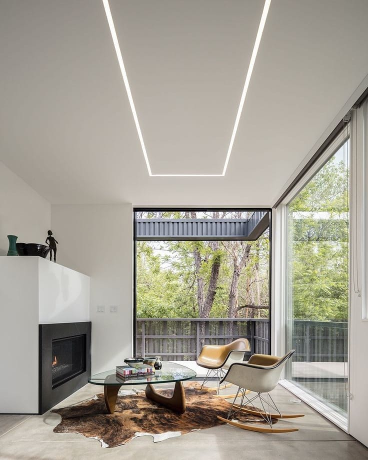 10 ایده نورپردازی سقف کناف